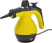 ALSTON Handheld Pressurized Steam Cleaner Multi-Purpose Steaming Cleaner 1050W High Temperature for Kitchen Bathroom Car Window Cleaning, with Accatchments & Steamer Glove