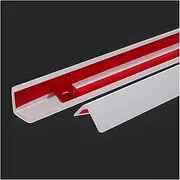 Corner Wall Protector, PVC Corner Guard Edge Protector,2.5/3.6/4.5cm Wide Self Adhesive Wall Corner Protector,89 Angle Edging Trim Strips for Walls Cabinets