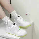 -SEOUL 🇰🇷- NIKE AIR FORCE 1'07 LX 夜光 笑臉 白綠 發光 男女 CT3228-100