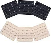 [DoHope] Ultra Soft Bra Extender Band Breathing Room 4 Rows Hook & Eye Extension Strap