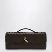 [Bottega Veneta] Andiamo clutch Fondant with handle One size Brown