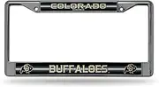Rico Industries NCAA Bling Chrome License Plate Frame with Glitter Accent, Alabama Crimson Tide