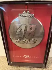 BRAND NEW Wendell August JIMIIE JOHNSON #48 ROUND SHAPED Christmas Ornament