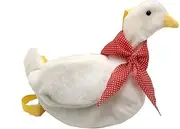 [Generic] Cute Plush Duck Purse Fluffy Animal Shaped Crossbody Handbag Shoulder Messenger Bag for Women Kids Girls