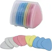 10 Pack Professional Tailoring Chalk, Sewing Chalk Set for Pattern Making, 48mm Triangle Markers, 4 Colors, Smooth Marking for All Fabrics