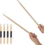 4 Pairs Sets 5A Drum Sticks Drumsticks Maple Wood Music Band Jazz Rock NEW