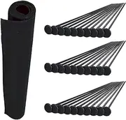 Gun Storage Solutions Rifle Rods Starter Kit with Shelf Liner Gun Organizer System Store More Guns Easy Access for Safety with Nylon Woven Loop Fabric