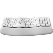 Logitech Wave Keys Wireless Ergonomic Keyboard - Off-White 920-012282