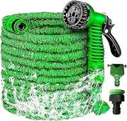 Expandable Garden Hose 7.5M with Adapter and Gun with 7 Spray Modes Flexible Garden Hose for Garden Watering, Car Washing, Plant Watering, Floor Cleaning