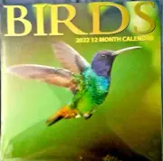 "BIRDS" 2022 WALL CALENDAR