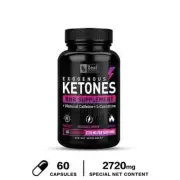 KETONES BHB SUPPLEMENT 2720Mg 60 Caps -Natural Weight Loss & Fat Burn, Pack of 5