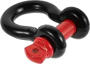 Gatuida D Ring Shackle Tow Hook Heavy Duty Car Towing Automotive Exterior Accessories Easy Install High Load Capacity