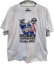 Peter Brock Supporters Club 1993 Vintage T Shirt Large Holden