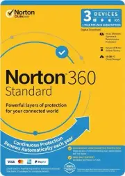 Norton 360 Standard 1 2 3 5 Devices internet Security VPN PC Mac premium 2025