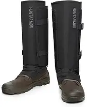 HUNTARMOR Snake Gaiters Leg Guards: Waterproof Snake Chaps for Hunting, Adjustable Leg Gaiter Snake Bite Protection for Lower Legs, Lightweight Flexible Design Snake Guards Fits Men & Women