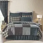 Patchwork Queen Quilt Green 90Wx90L