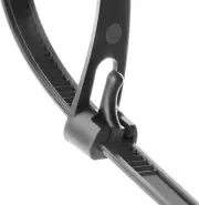 Releasable Reusable Zip Ties 12 Inch Heavy Duty Zip Tie Thick Black