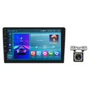 10 Inch Car Android Navigation Screen With Carplay - 2 + 64G Standard + 12Lights Camera