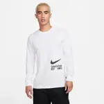 NIKE 上衣 男款 長袖上衣 運動 AS M NSW TEE LS BIG SWOOSH 白