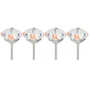 4pcs / Set Ceramic Wardrobe Cabinet Door Knob Household Cupboard Drawer Handle Hardware1210