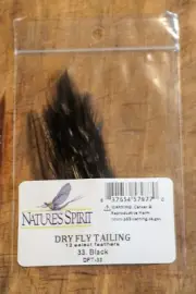 Nature's Spirit Dry Fly Tailing Pack 12 Premium Select Feathers For Fly Tying