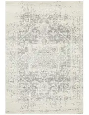 [Rug Culture] Evoke Dream Transitional Rug in White/Silver