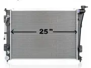 Radiator For 2014-2016 Kia Cadenza Optima 11-14 Hyundai Sonata 12-17 Azera New