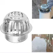 Gutter leaf protection - gutter protection leaf stop leaf catcher stainless steel downpipe sieve 90mm rain gutters leaf protection is used for drains