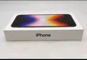 New Sealed Apple iPhone SE 3rd Gen 5G 64GB Midnight (Verizon Prepaid) + Sim Kit