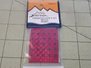 50 Prism Tape Fishing Realistic Adhesive Fly Tying Lure Making Eyes RED 3.5