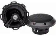 ROCKFORD FOSGATE POWER T152 2 Way 5.25" Speakers Aluminum Dome Tweeters 120 RMS