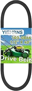 103-0866 Drive Belt 1/2" X 40" Replacement for Toro 103-0866 Lazer Z HP XP XS Front Runner Triple Twin Ultra John Deere M143796 M41592 Lawn Mower Belt