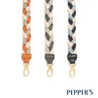 在飛比找Yahoo奇摩購物中心優惠-PEPPER S CLAIRE 牛皮編織短背帶 - 3色