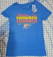 Oklahoma City Thunder V-Neck NBA adidas OKC Women's T-Shirt Size Large