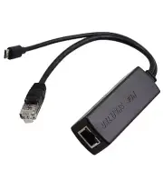 Power Over Ethernet Kit PoE(Injector+ Splitter) 5V For Raspberry Pi 3 Board