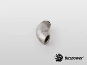 Bitspower G1/4" Black Sparkle Triple Rotary 90-Degree IG1/4" Extender (30X3) [BP-BS90R3]