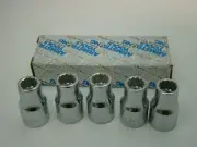 (5) Armstrong 1/2" DR Socket 7/16" 12-PT STD Chrome 12-114