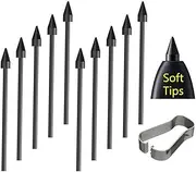 [10Pcs] OEM Tab S7 Soft Tips,Nibs [0.7mm] Replacement for Samsung Galaxy Tab S7/S7 Plus/S7 FE Stylus S Pen (Black)