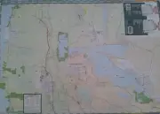 Clear Lake Fort Bragg Ukiah 27 x 39 Laminated Wall Map (G)