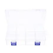 Component Storage Box 8 Grids PP Electronic Organizer Box Large with Driver