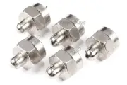 5pcs F Type RF Coaxial Male Terminator End Cap Port Cover Protector Satellite