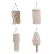 Stylish Rattan Hanging Light Cover Lamp Shade for Enhancing Homes Aesthetic