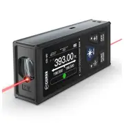 Dual Laser Measuring Tool, 393ft/120M Bilateral Laser Measurement Tool, Recha...