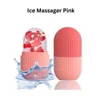ice massager face roller pink depuff face massage silicon ice reduce stress