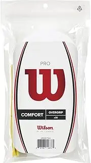 Wilson Unisex Griffband Pro Overgrip, weiß, 30 Stück, WRZ4017WH