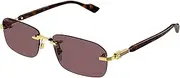 [Gucci] GG1221S Gold/Brown 56/16/140 men Sunglasses