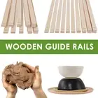 20 Pcs Rolling Pin Guides Wood Clay Roller Guides Reusable Pottery Torpn
