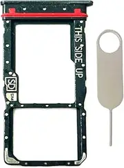 Single Sim Card Tray Slot Holder Micro SD Card Replacement for Motorola Moto G 5G 2024 XT2417(Sage Green)