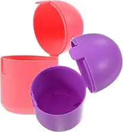 ZUNOXAZ 2pcs Storage Box for Menstrual Cups Convenient Period Holder Portable Storage for Women Supplies for Home Travel and Camping Use
