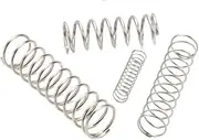 10pcs 304 Stainless Steel Compression Springs SUS Compressed Spring Y-Type Rotor Return Spring Wire Diameter 0.4mm(25mm,3mm)